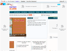 Tablet Screenshot of chuyenhalong.edu.vn